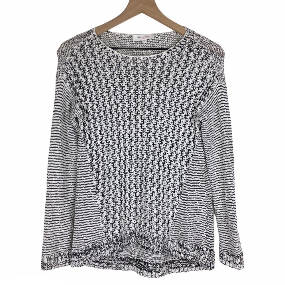 TWO by VINCE CAMUTO Sweater Nubby Chunky Knit Pullover Crew Neck Size Small